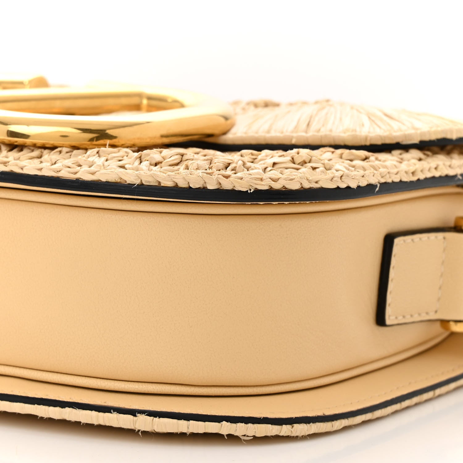 Valentino Garavani Raffia Braided Supervee Crossbody Bag Beige 9 of 9