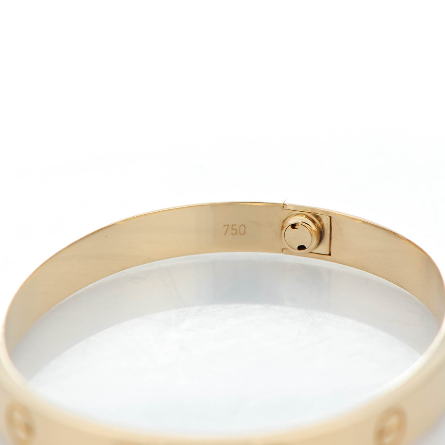 Cartier 18K Yellow Gold LOVE Bracelet 16 5 of 7