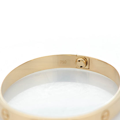Cartier 18K Yellow Gold LOVE Bracelet 16 5 of 7