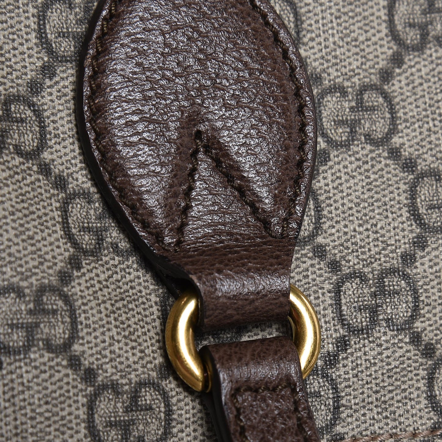 Soft GG Supreme Monogram Courrier Medium Crossbody Tote Beige New Acero
