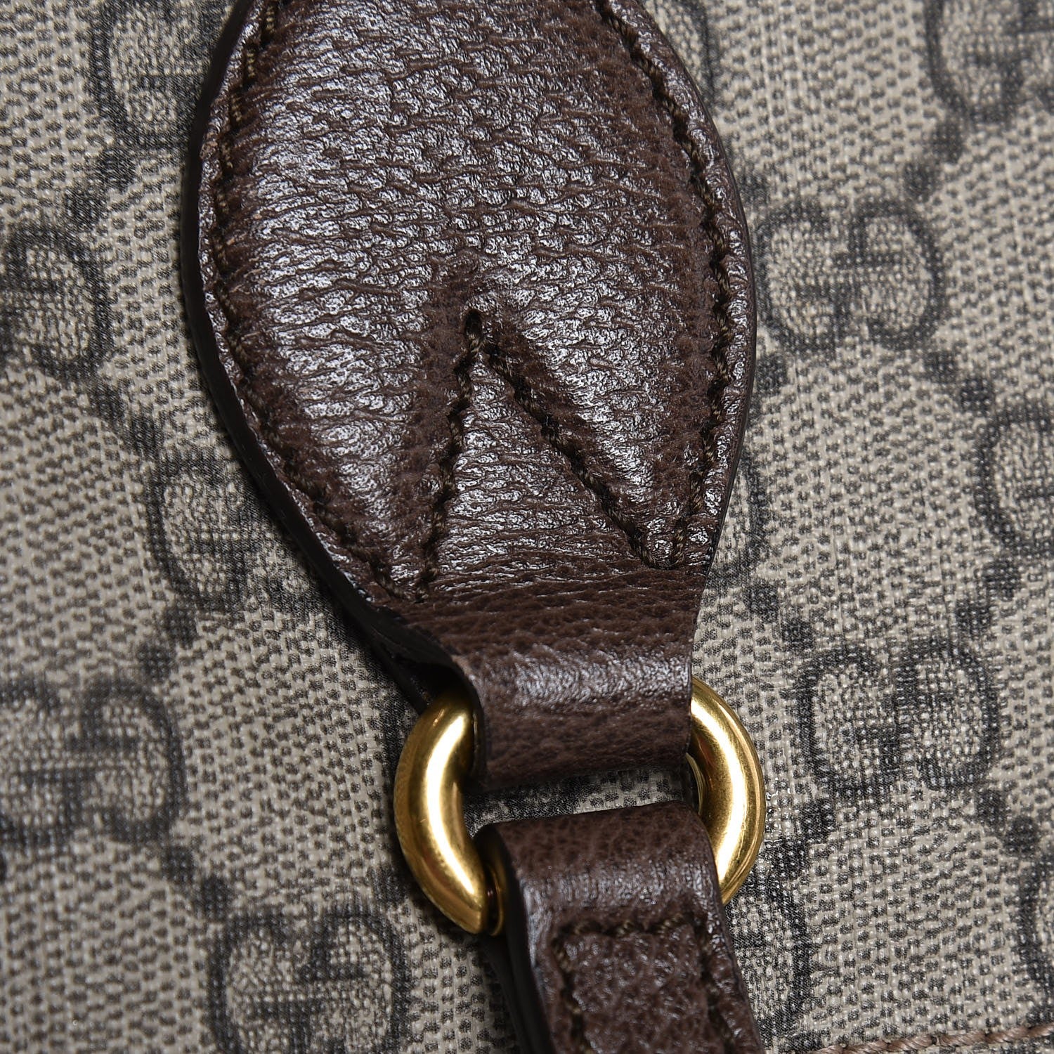Gucci Soft GG Supreme Monogram Courrier Medium Crossbody Tote Beige New Acero 10 of 13