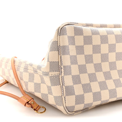 Louis Vuitton Damier Azur Neo Neverfull MM Rose Ballerine 8 of 10
