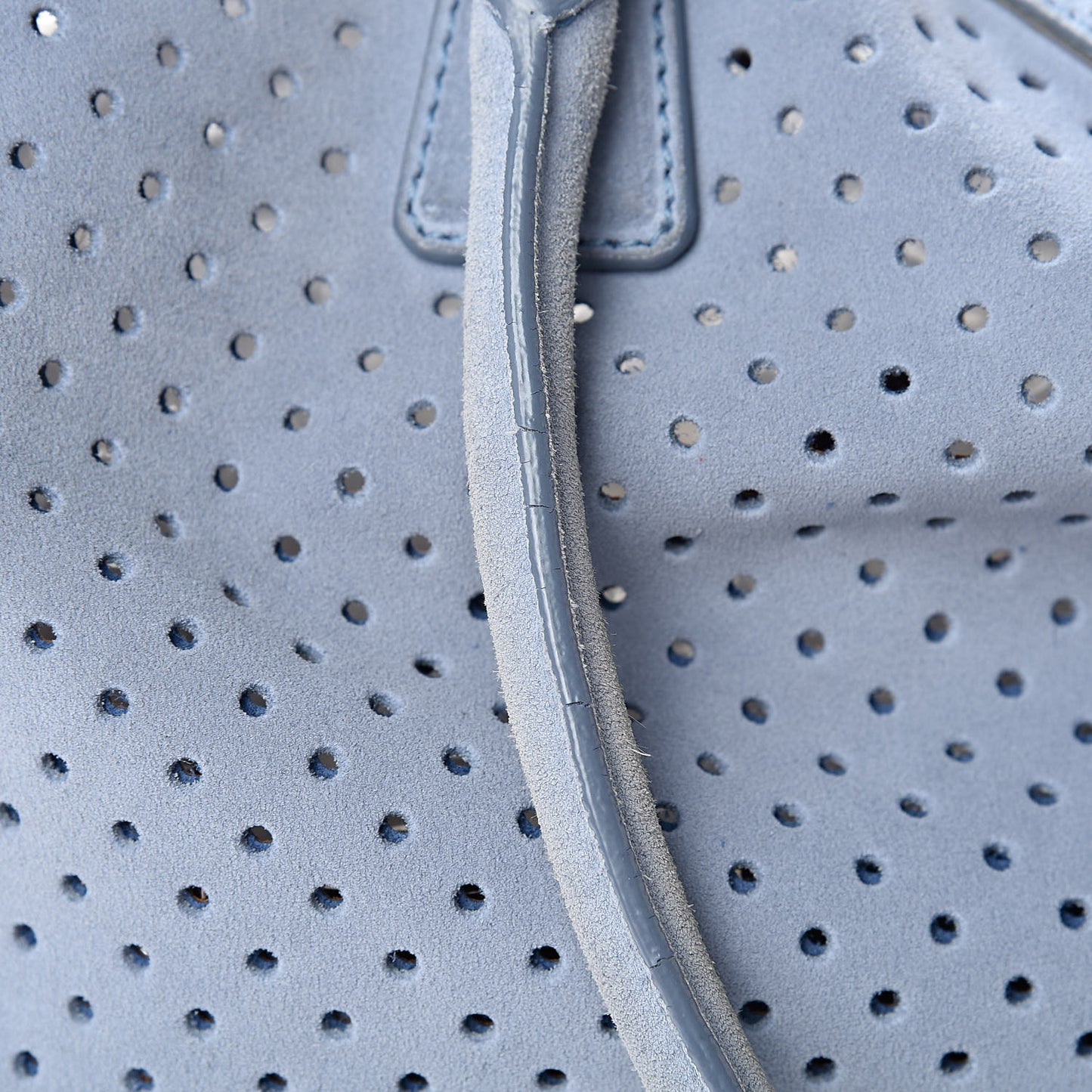 Suede Perforated Tote Astrale