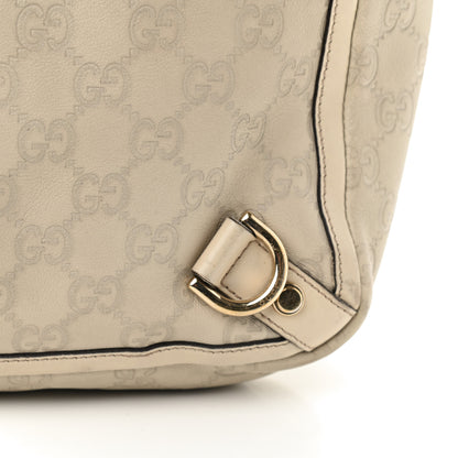 Gucci Guccissima Large Abbey Tote Off White 11 of 17