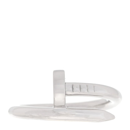 Cartier 18K White Gold Juste Un Clou Ring 55 7.25 1 of 4
