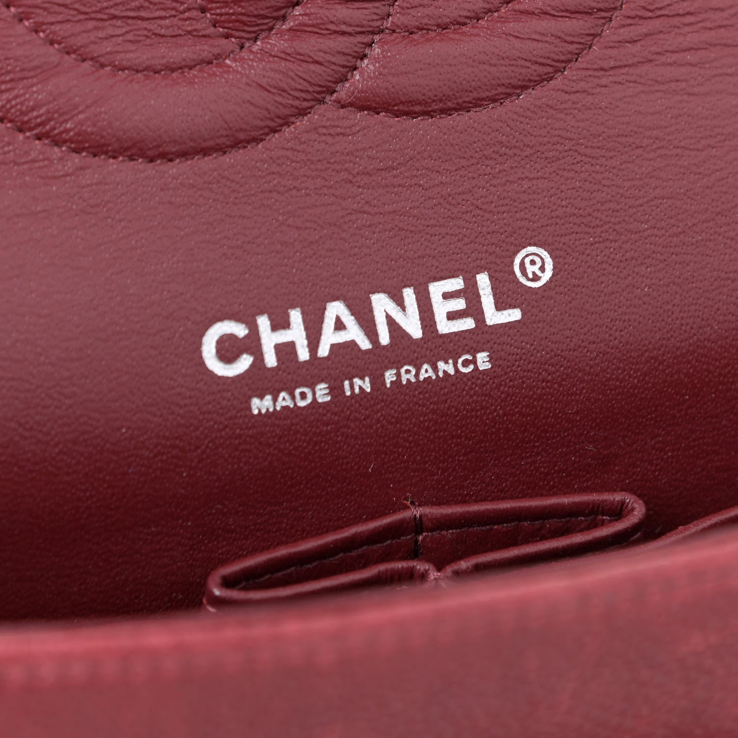 Chanel Washed Caviar Quilted 2.55 Reissue 225 Bijoux Chain Flap Red 8 of 13