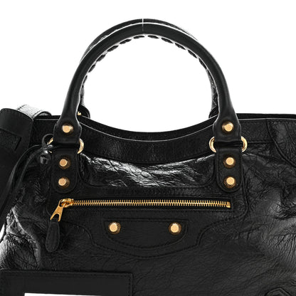 Balenciaga Agneau Giant 12 Gold Hardware City Black 9 of 14