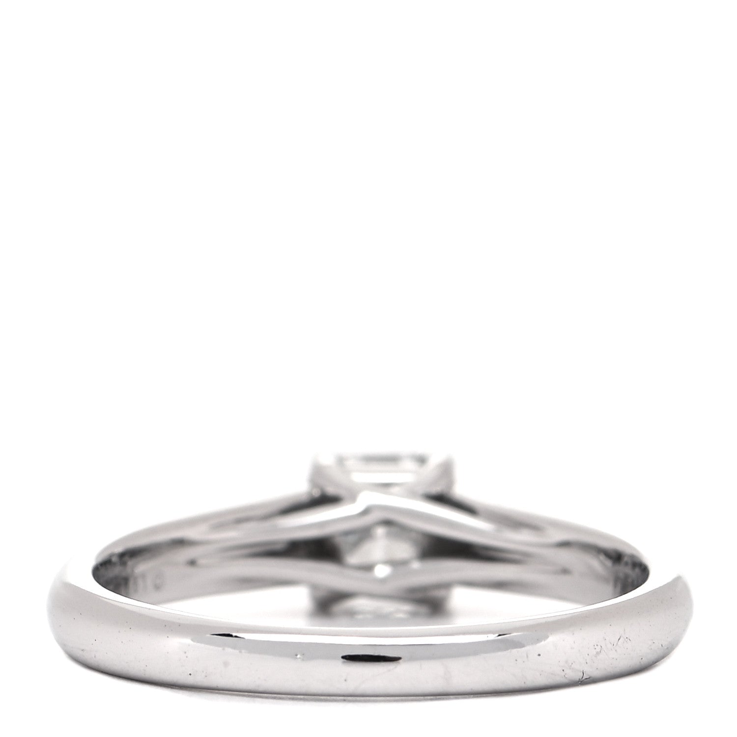 Tiffany Platinum Diamond .45ct Solitaire Lucida Engagement Ring 53 6.25 3 of 8