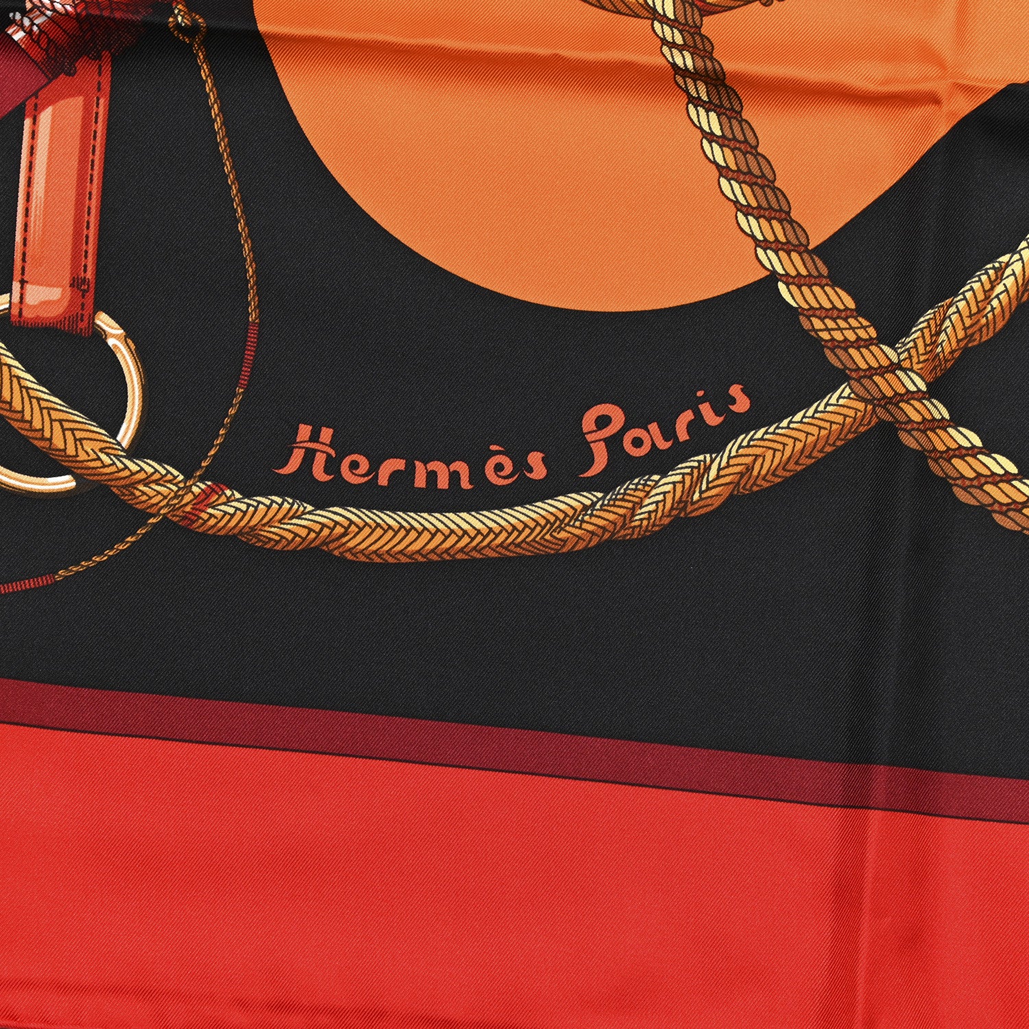 Hermes Silk Clic Clac Tattoo Scarf 90 2 of 6
