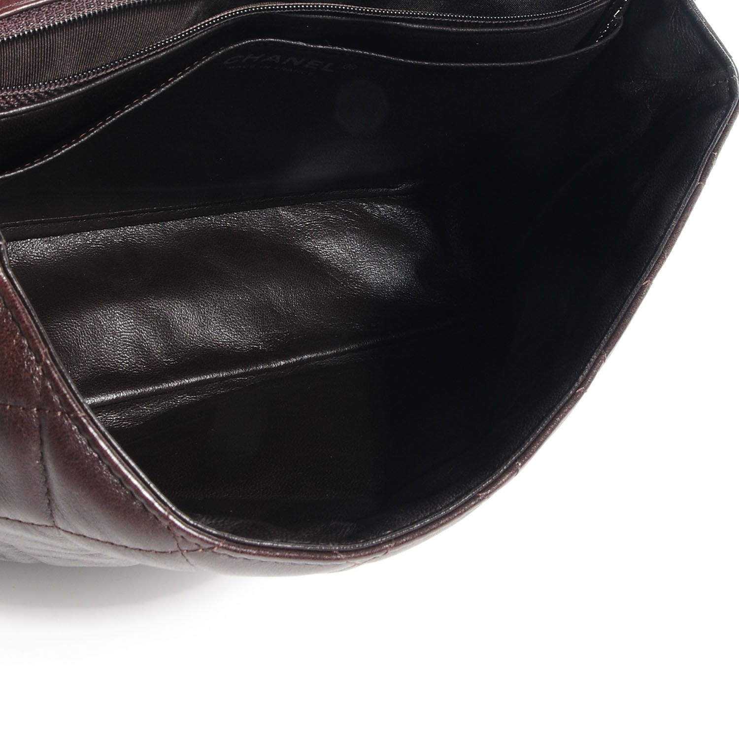 Chanel Lambskin Jumbo Single Flap Brown 7 of 9