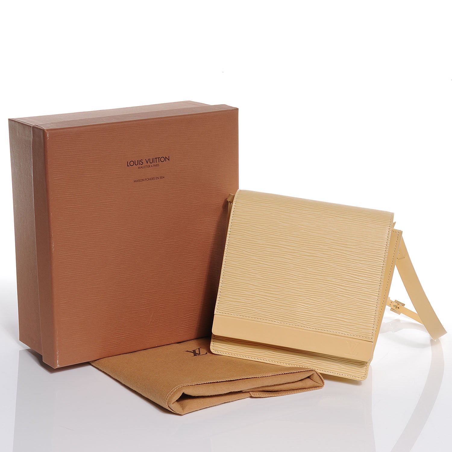 Louis Vuitton Epi Biarritz Vanilla 5 of 8