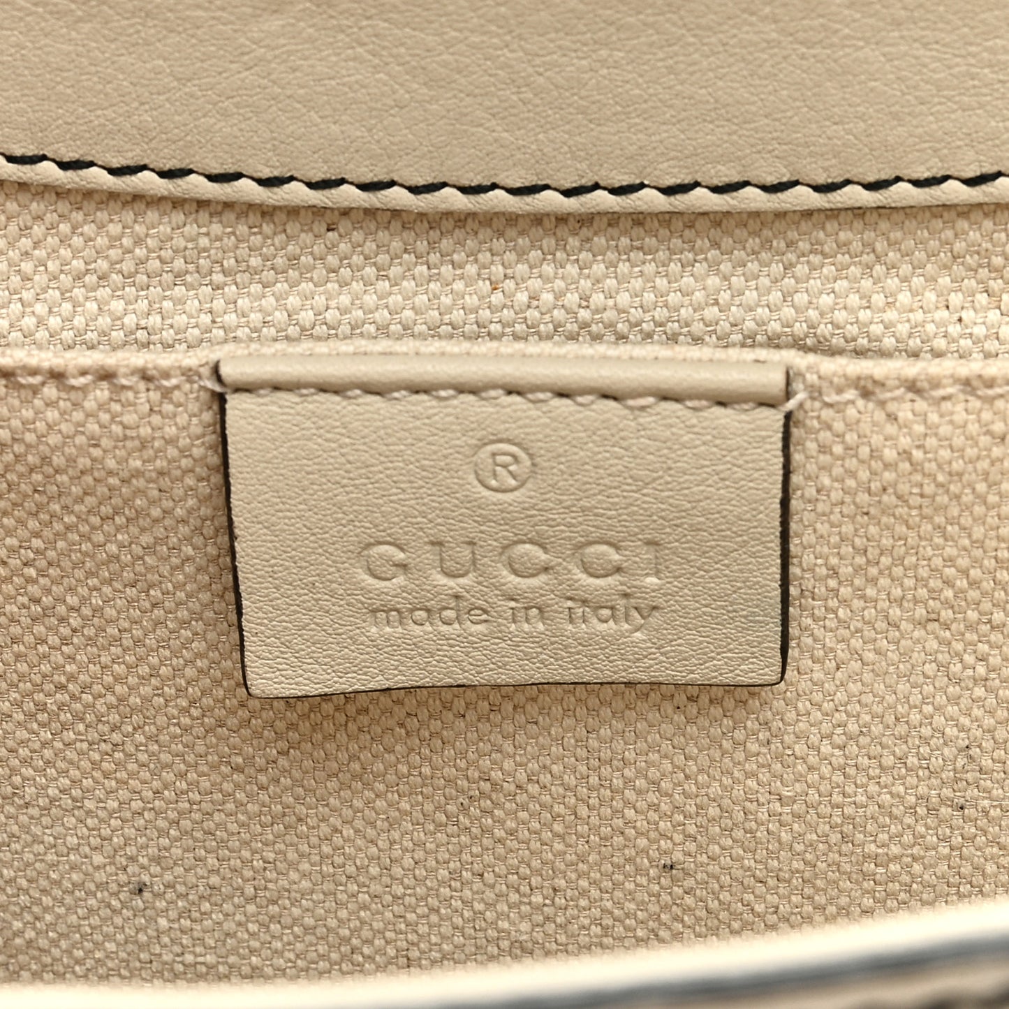 Guccissima Signature Medium Emily Chain Shoulder Bag Mystic White