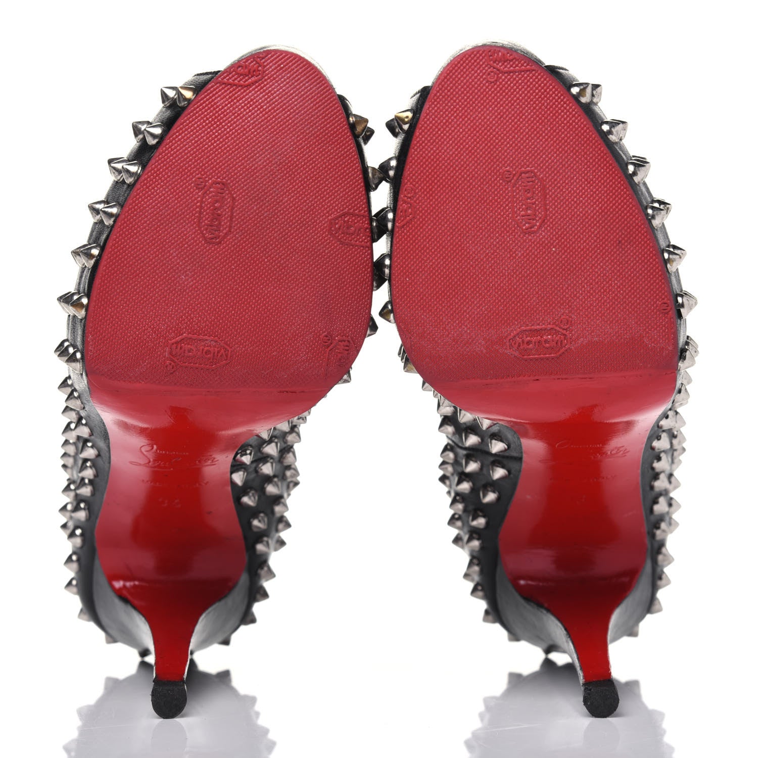 Christian Louboutin Nappa Very Prive Spikes 120 Pumps 36 Black 5 of 12