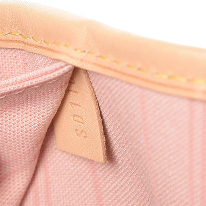 Louis Vuitton Damier Azur Neo Neverfull MM Rose Ballerine 9 of 10