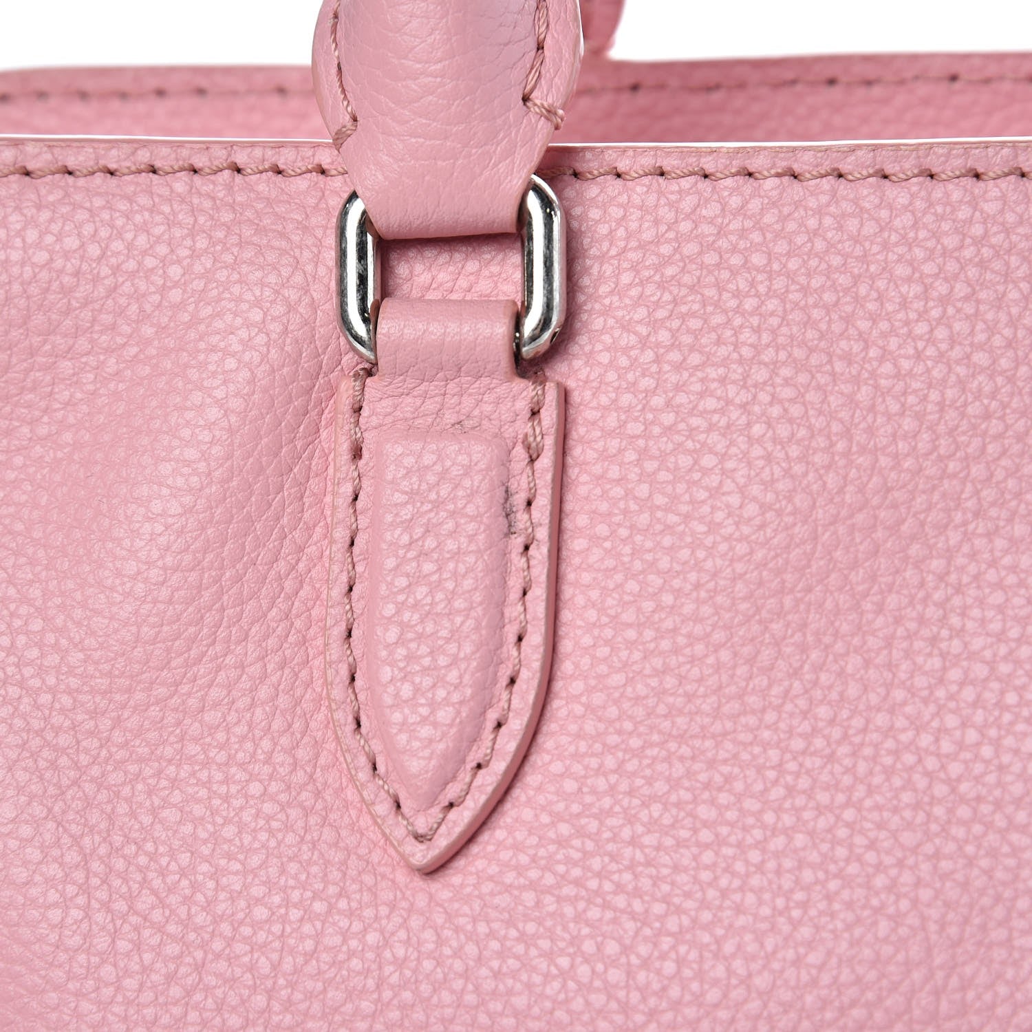 Alexander McQueen Pebbled Calfskin Small Skull Padlock Zip Around Tote Petal 9 of 11