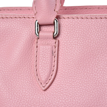 Alexander McQueen Pebbled Calfskin Small Skull Padlock Zip Around Tote Petal 9 of 11
