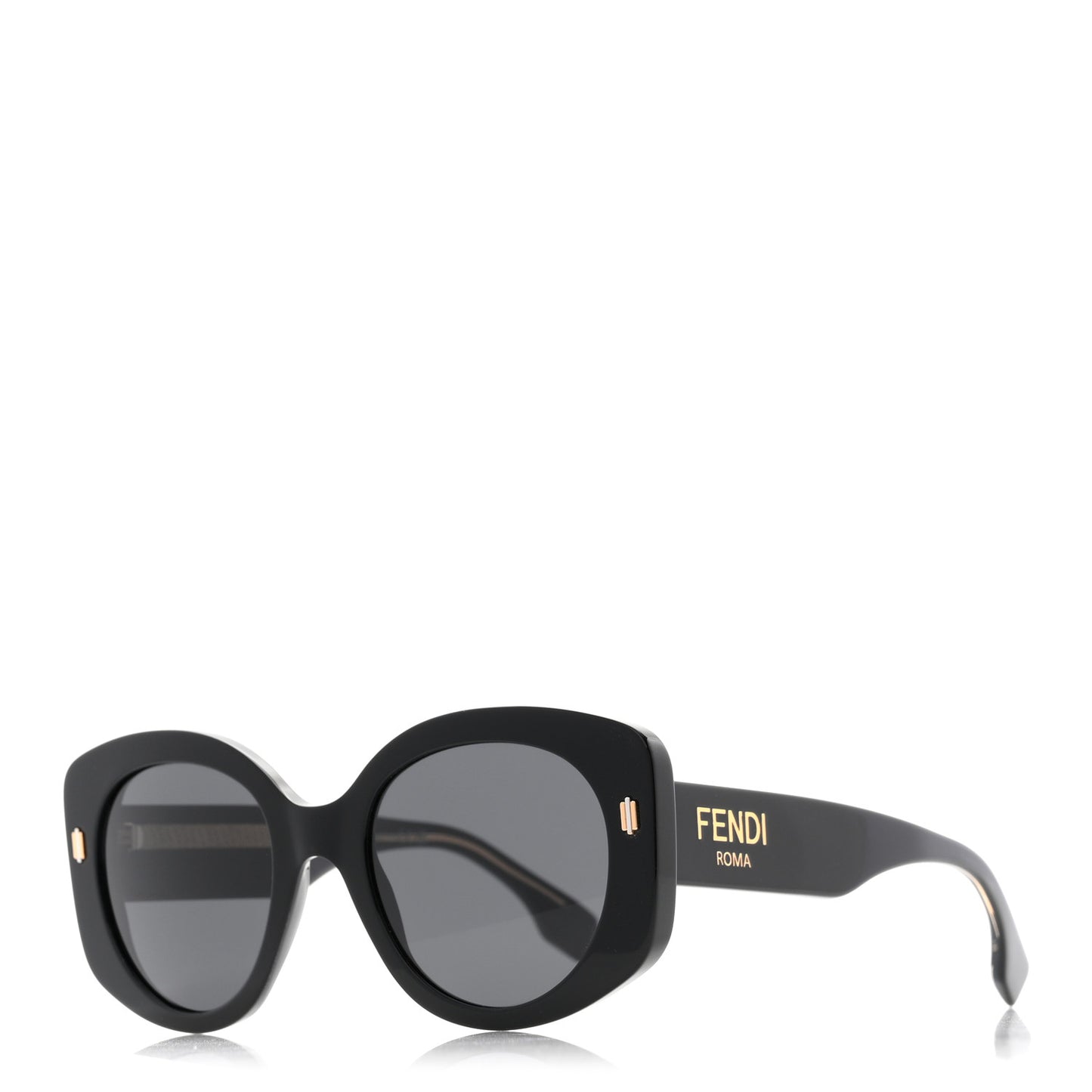Acetate Fendi Roma Sunglasses FE40137I Black