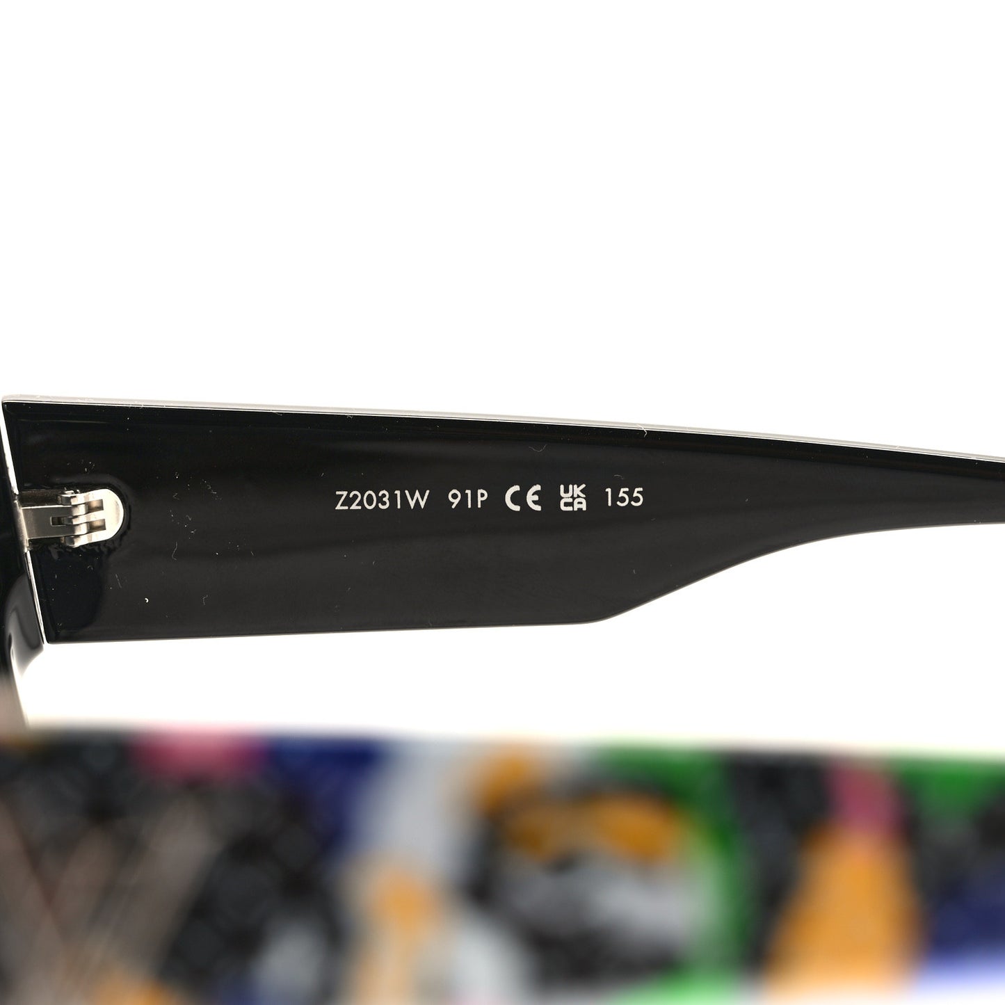 Acetate Swarovski Monogram Portrait Crystal Cyclone Sunglasses Z2031W Multicolor