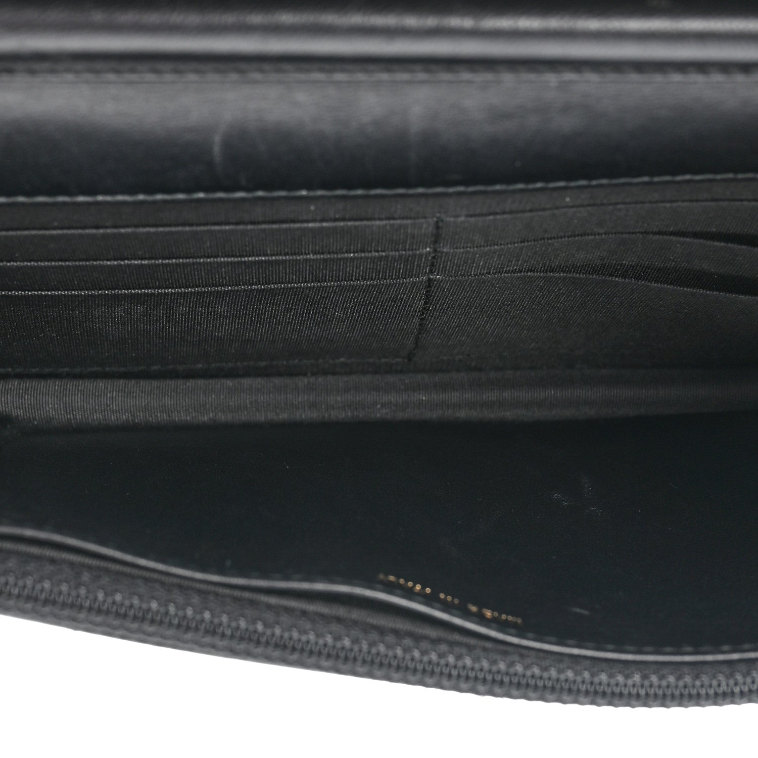 Chanel Orylag Lambskin Boy Wallet On Chain WOC Black 6 of 13