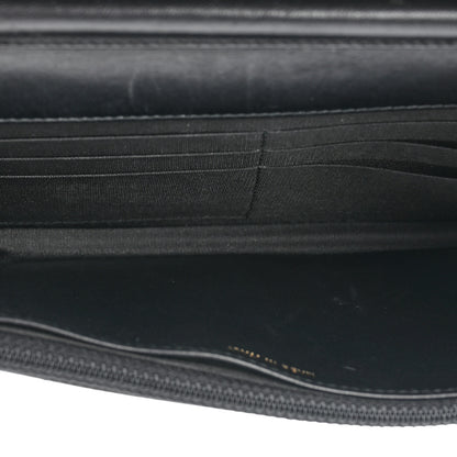 Chanel Orylag Lambskin Boy Wallet On Chain WOC Black 6 of 13