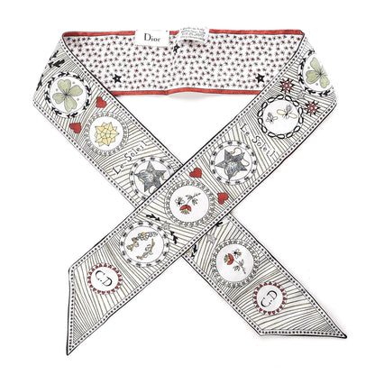 Christian Dior Silk Le Soleil Mitzah Scarf 1 of 5