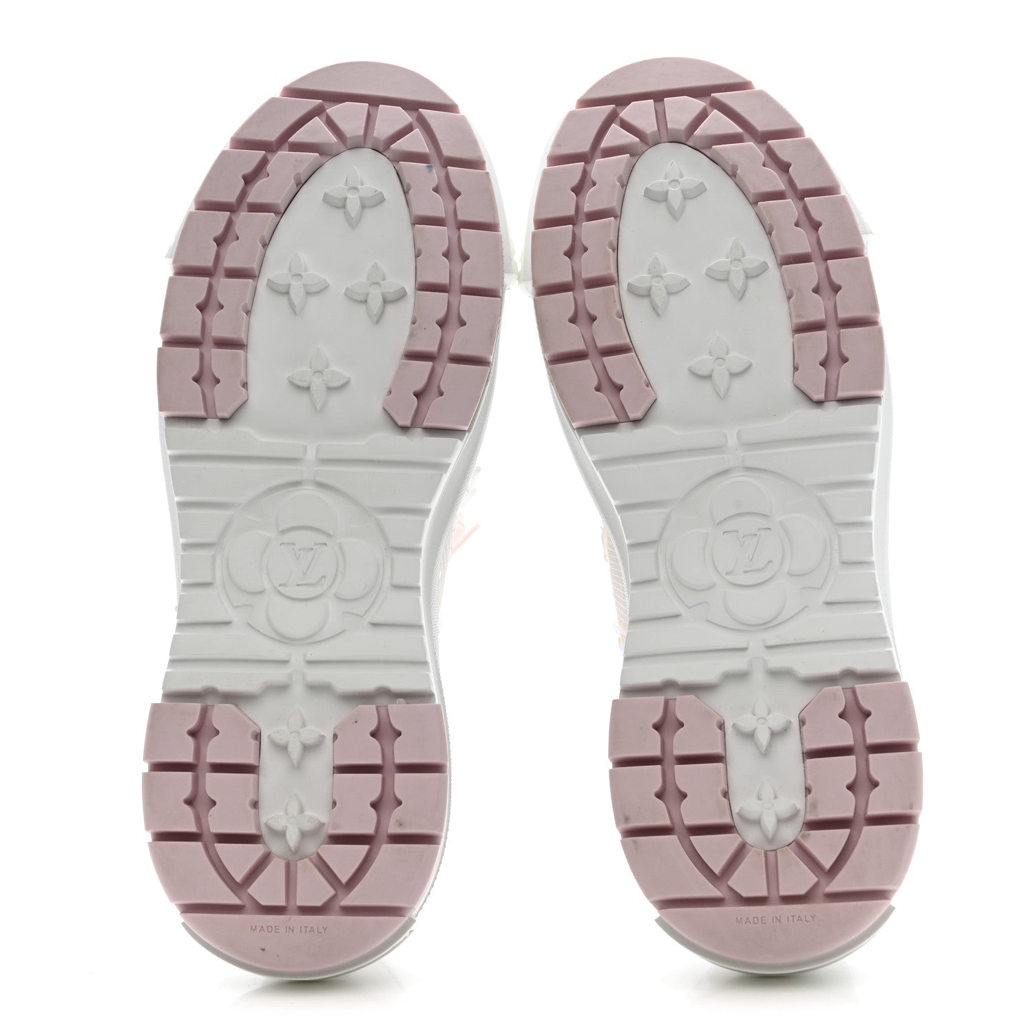 Louis Vuitton Iridescent Technical Mesh Monogram LV Squad Low Top Sneakers 38.5 Rose Clair 6 of 9