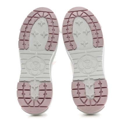 Louis Vuitton Iridescent Technical Mesh Monogram LV Squad Low Top Sneakers 38.5 Rose Clair 6 of 9