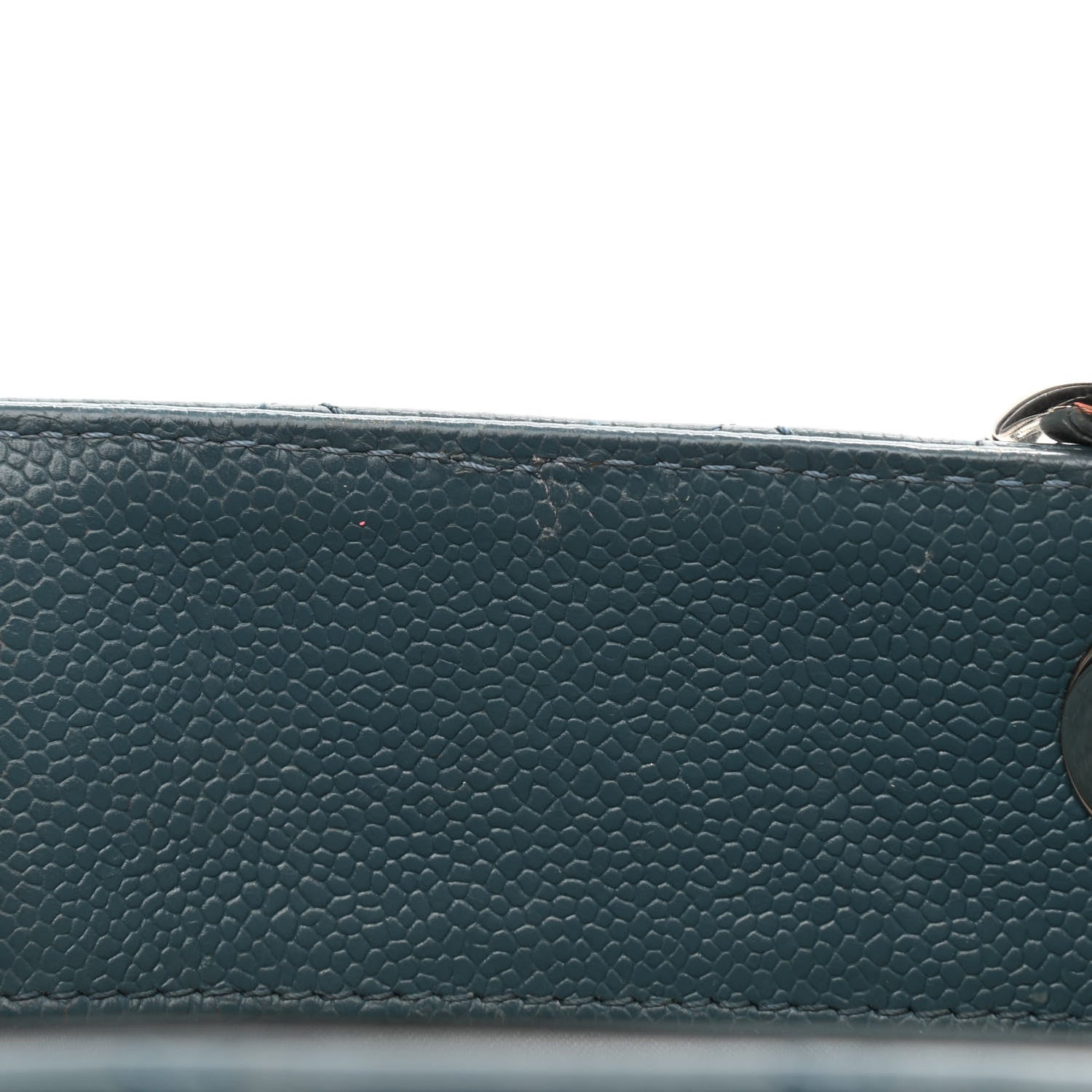 Chanel Caviar Quilted Grand Shopping Tote GST Blue 11 of 18