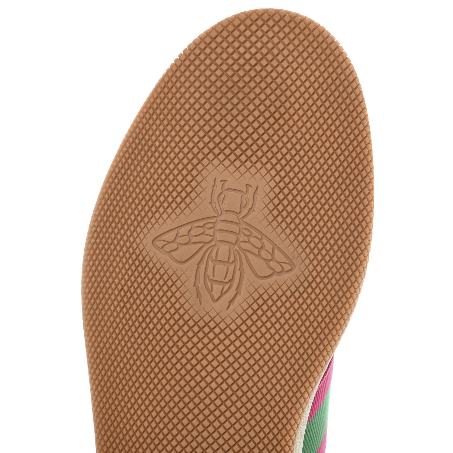 Gucci Lame GG Monogram Nubuck Web Screener Sneakers 39 Gardenia Silver Dusty Milk White 8 of 8