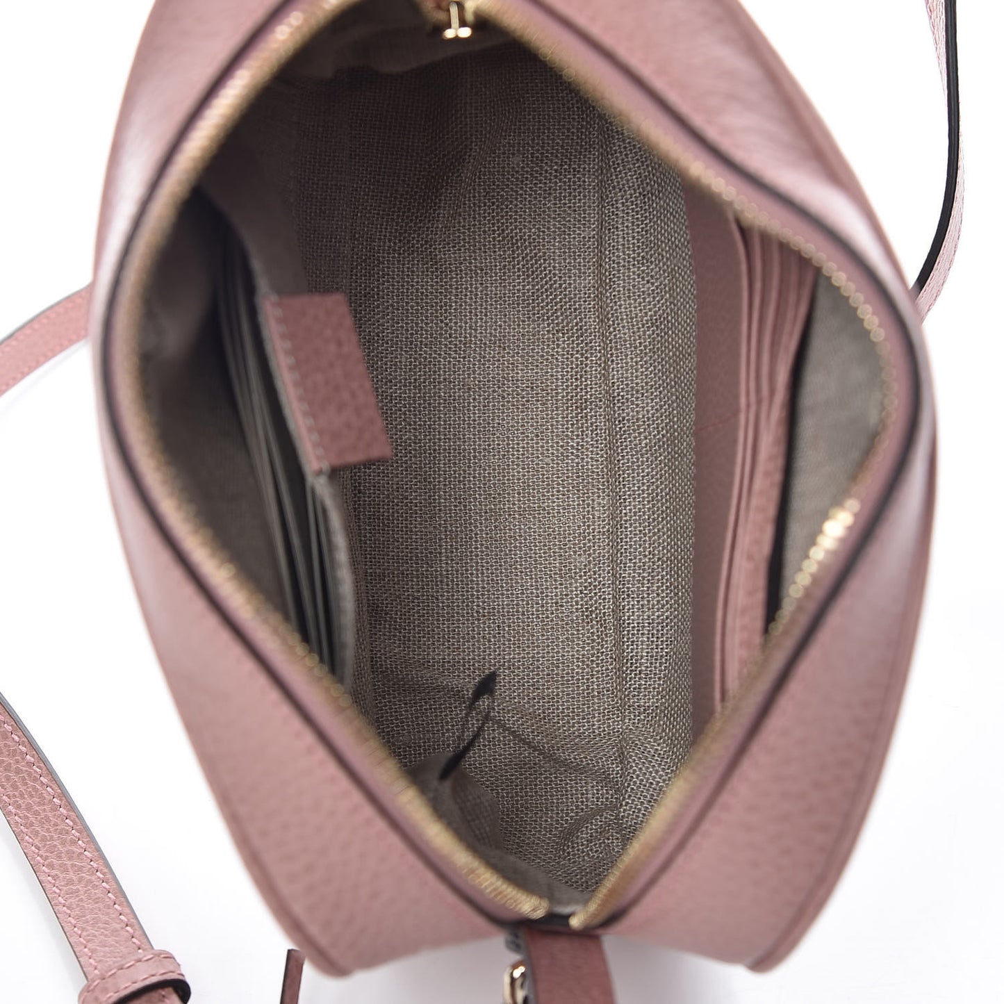 Monogram Mini Bree Messenger Bag Beige Soft Pink