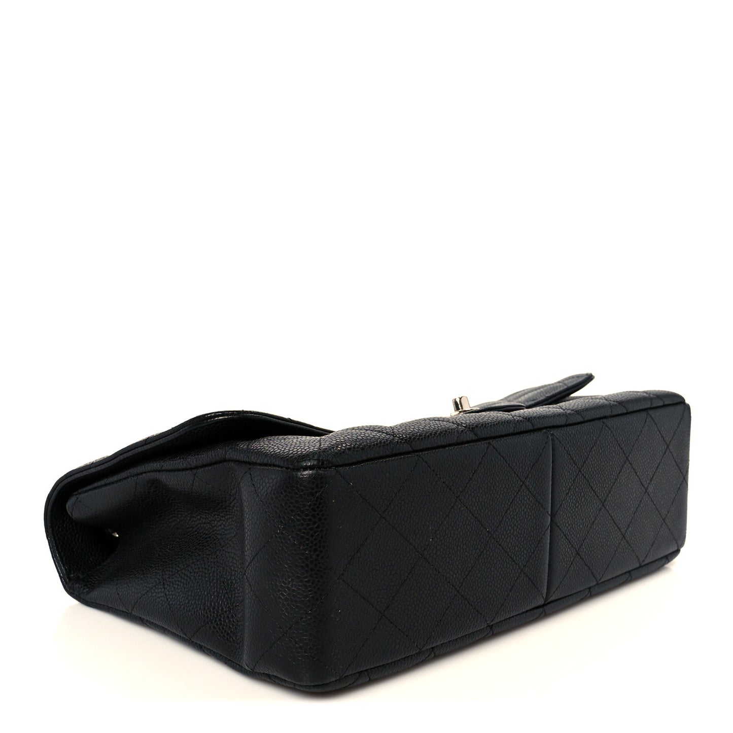 Caviar Quilted Jumbo Single Flap Black