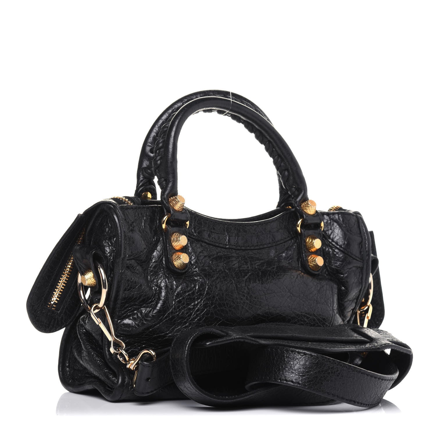 Balenciaga Agneau Giant 12 Gold Hardware Mini City Black 3 of 20