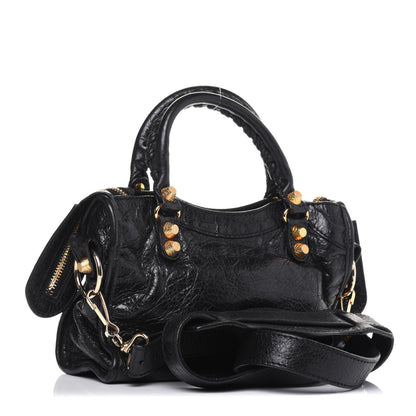 Balenciaga Agneau Giant 12 Gold Hardware Mini City Black 3 of 20