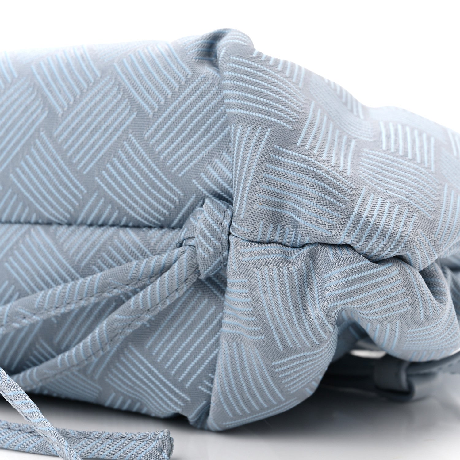 Bottega Veneta Fabric Intrecciato Small The Point Triangle Bag Light Blue 10 of 10