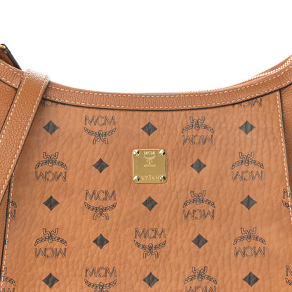 MCM Visetos Medium Luisa Hobo Cognac 8 of 12