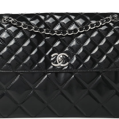 Chanel Vinyl Quilted In the Business Flap Bag Black 9 of 14
