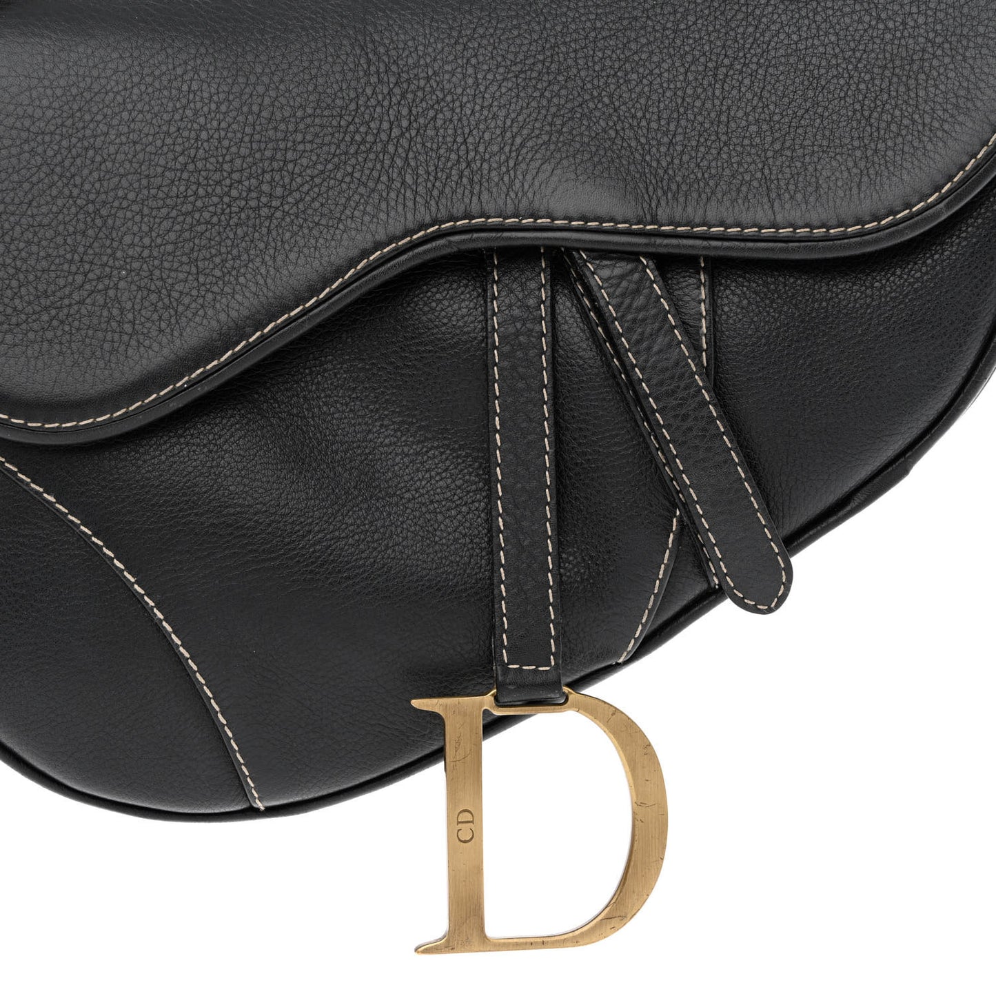 Calfskin Saddle Bag Black