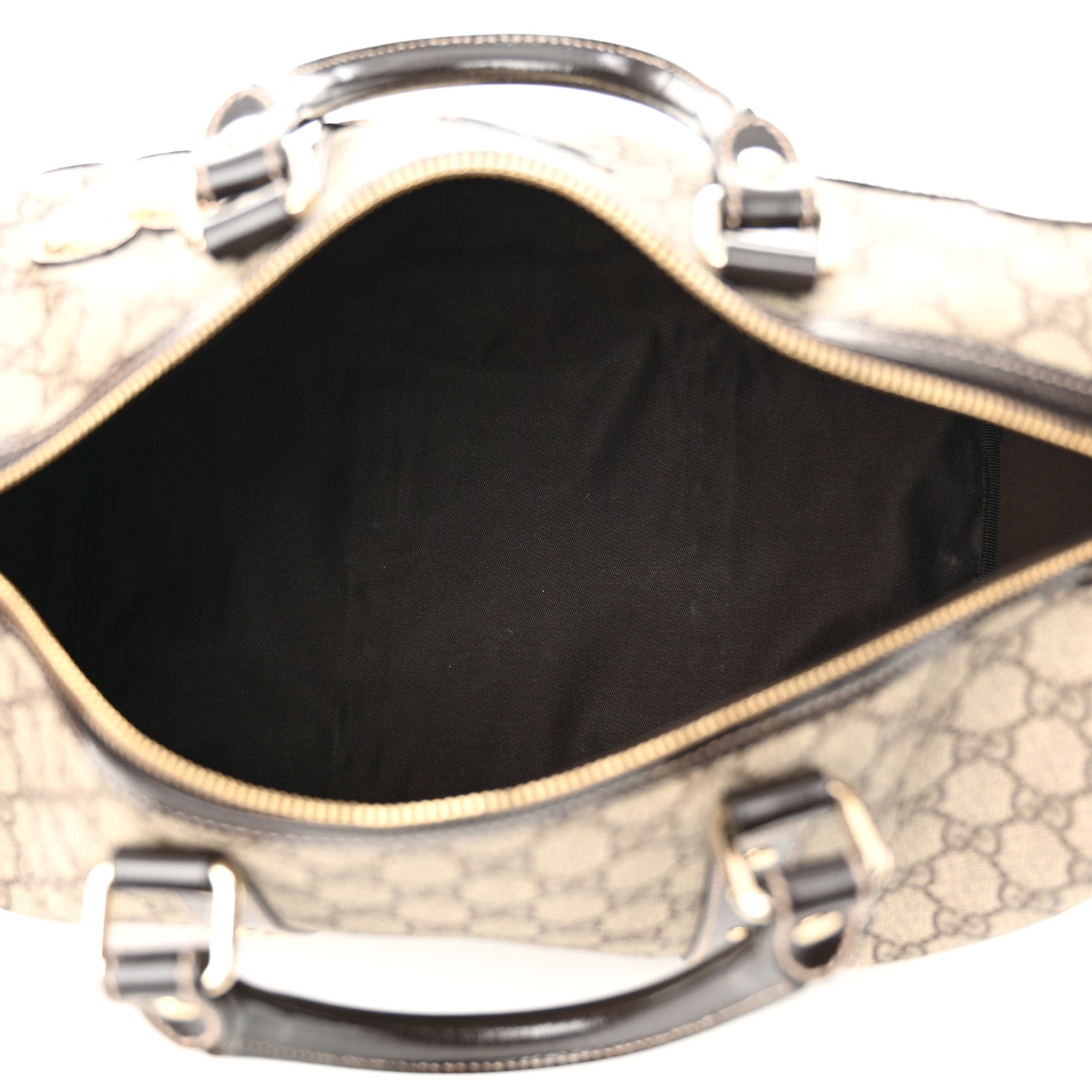 Gucci Monogram Guccissima Hearts Studded Medium Joy Boston Dark Brown 5 of 11