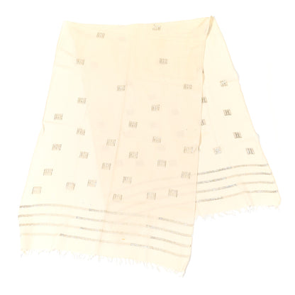 Hermes Cotton Silk Cheche H Scarf Ecru 2 of 12