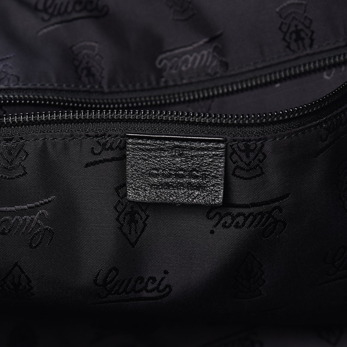 Guccissima Medium Briefcase Black