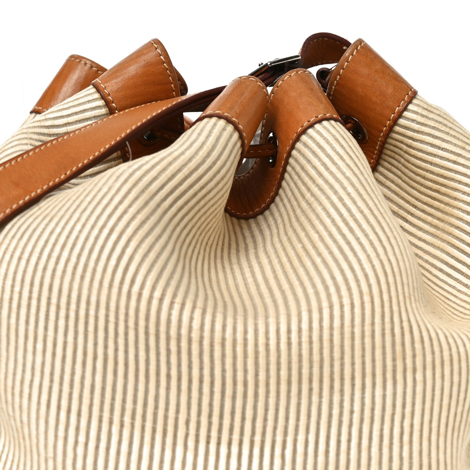 Hermes Crinoline Natural Barenia Market GM 7 of 11