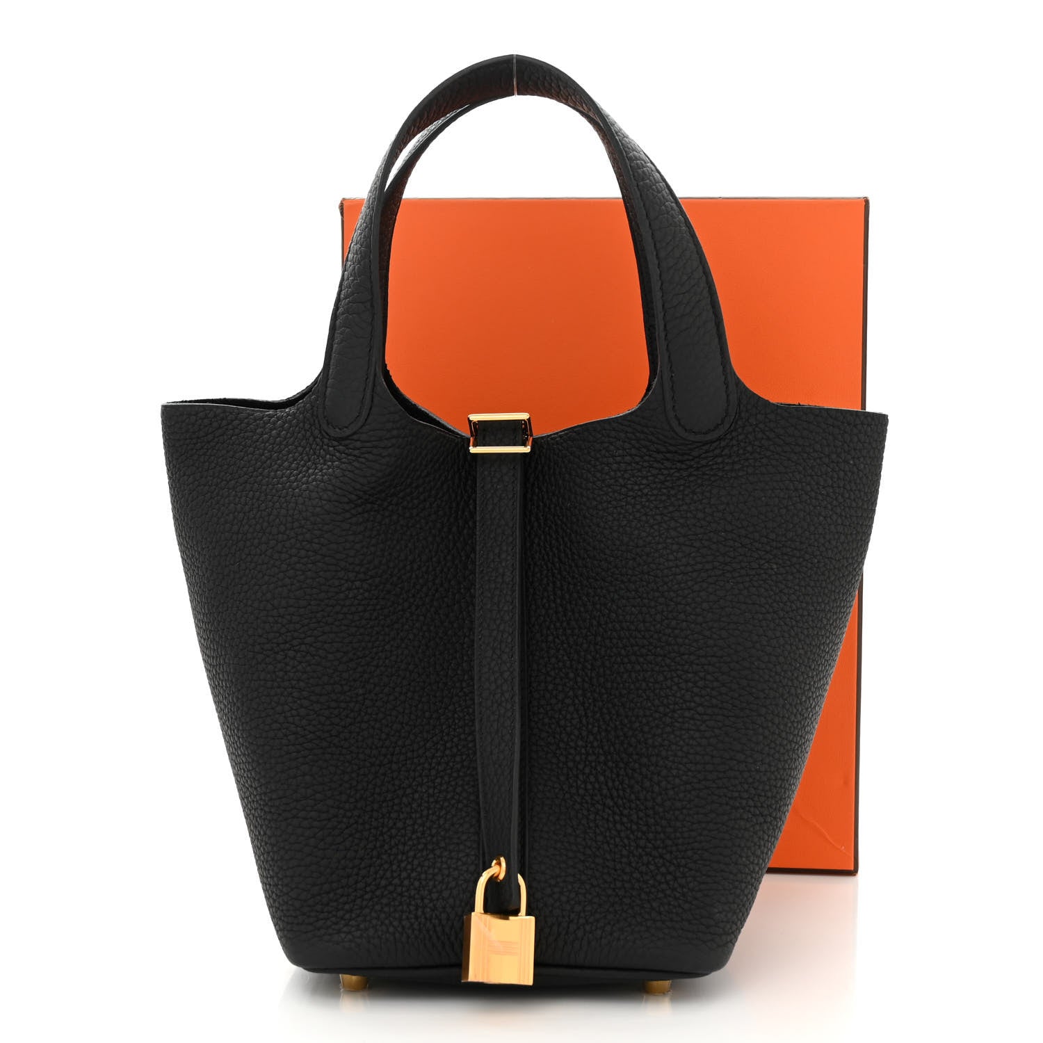 Hermes Taurillon Clemence Picotin Lock 18 PM Black 11 of 11