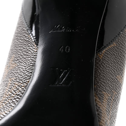 Louis Vuitton Monogram Cherie Pumps 40 Black 7 of 10