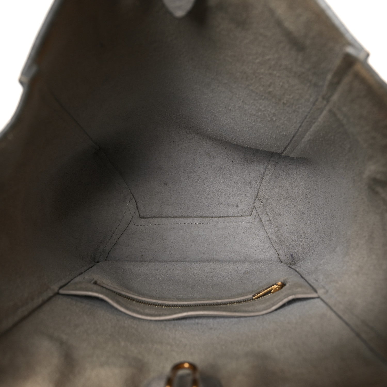 Celine Soft Grained Calfskin Small Sangle Bucket Bag Light Taupe 5 of 9