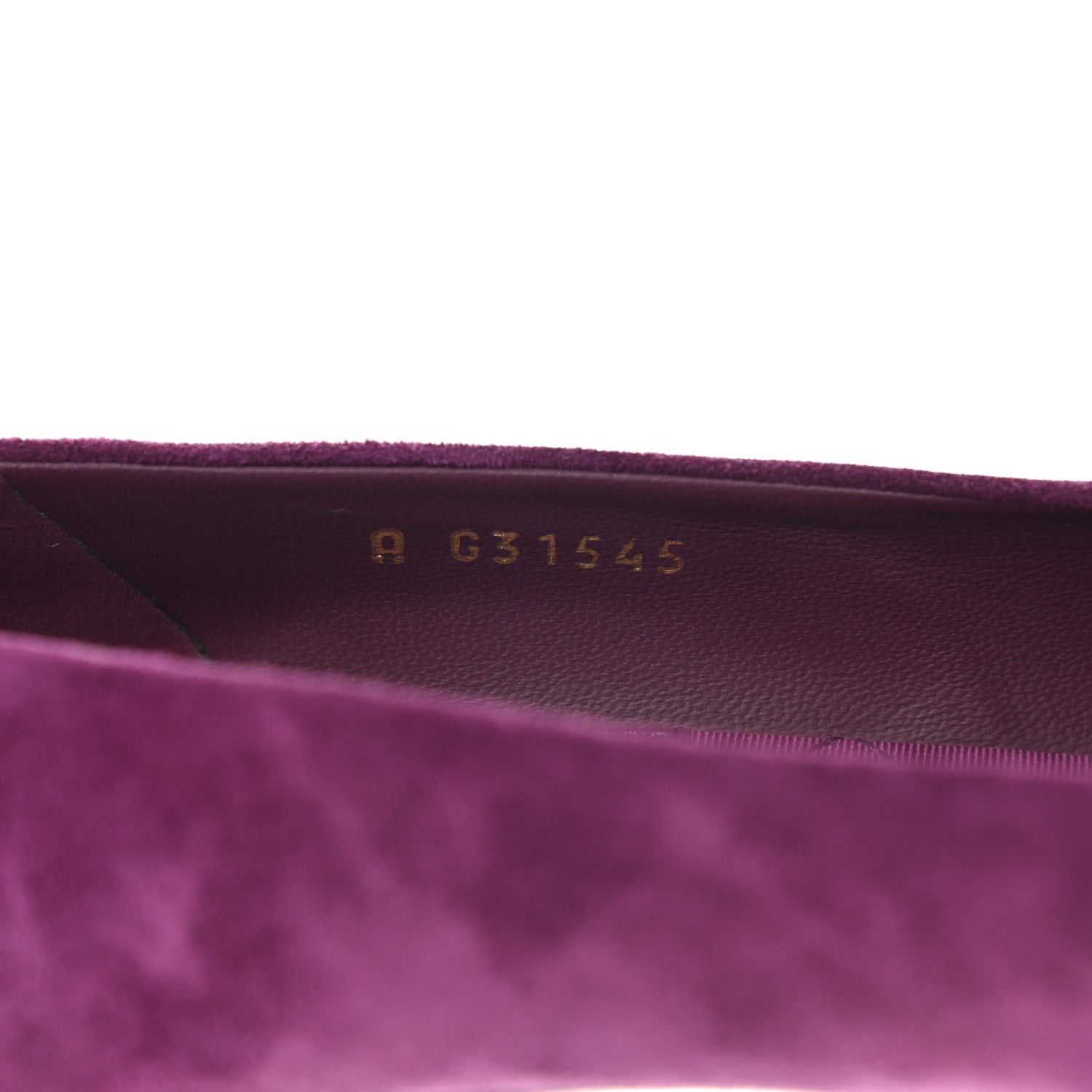 Chanel Suede Calfskin Camellia Ballerina Pumps 40 Purple 8 of 10