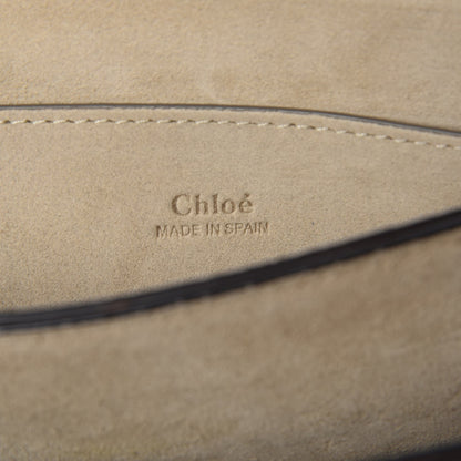 Chloe Suede Calfskin Small Faye Shoulder Bag Tobacco 5 of 10