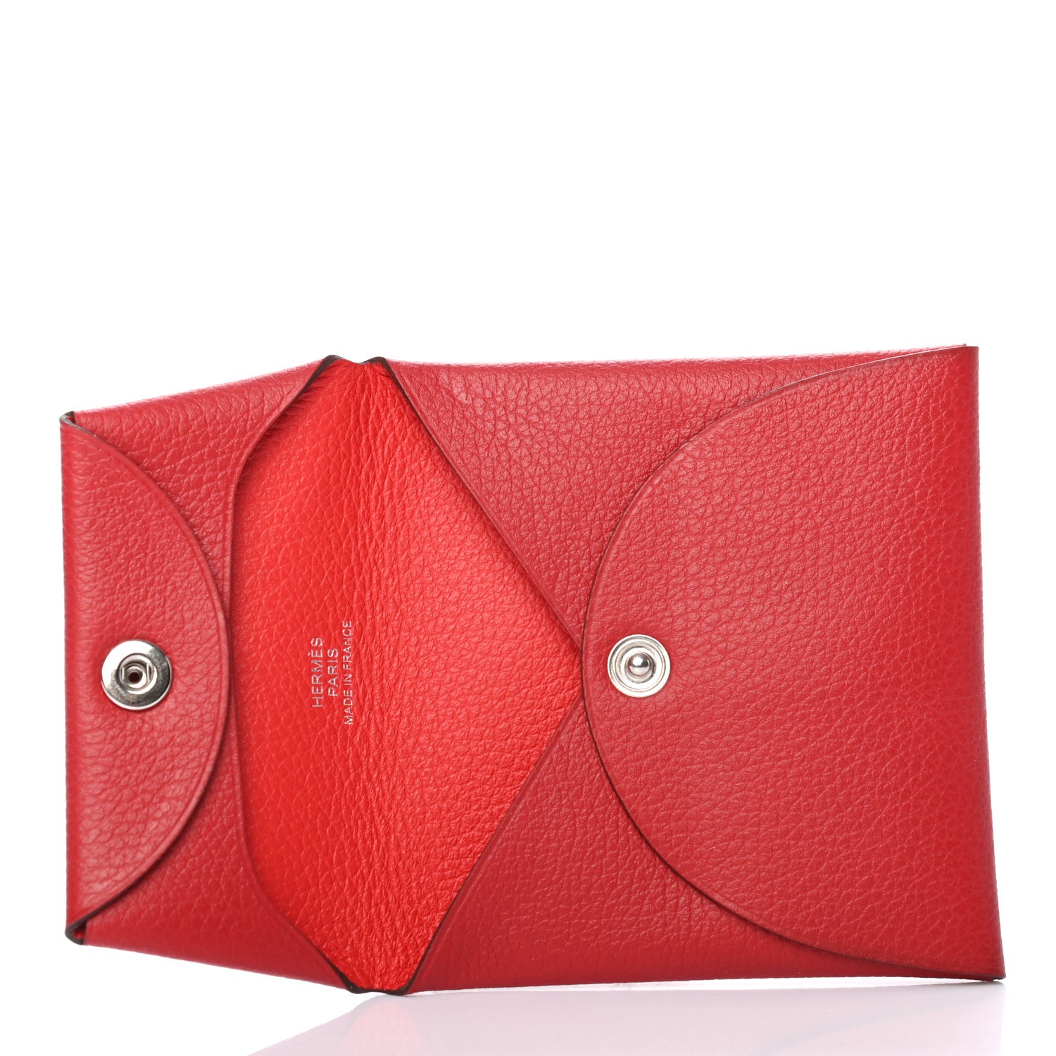 Hermes Evercolor Bastia Coin Purse Rouge De Coeur 5 of 6