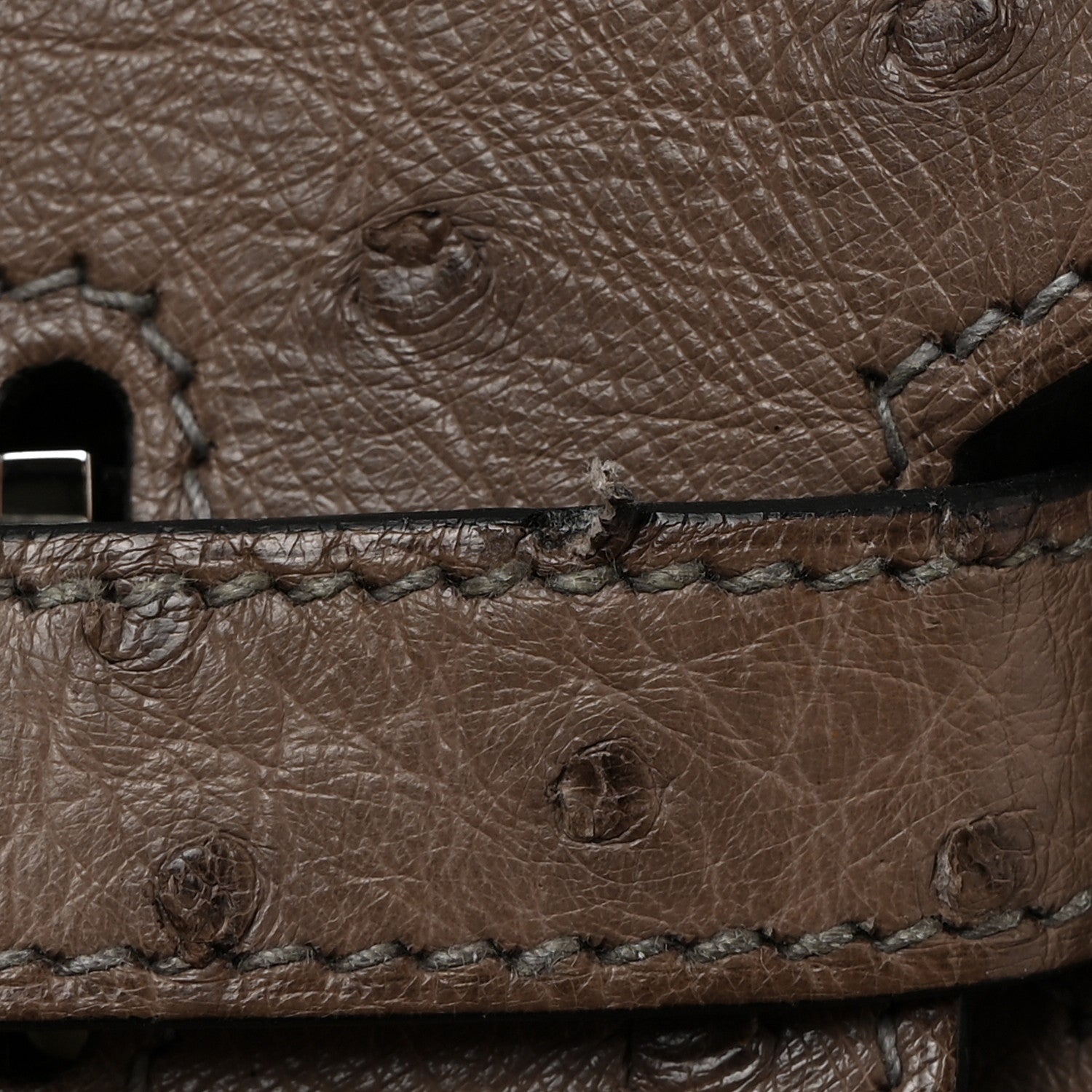 Hermes Ostrich Birkin 30 Gris Tourterelle 11 of 12