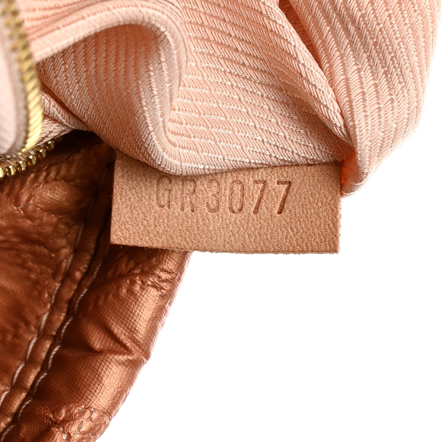 Louis Vuitton Jacquard Quilted Monogram Limelight Clutch GM Rose Gold 7 of 8