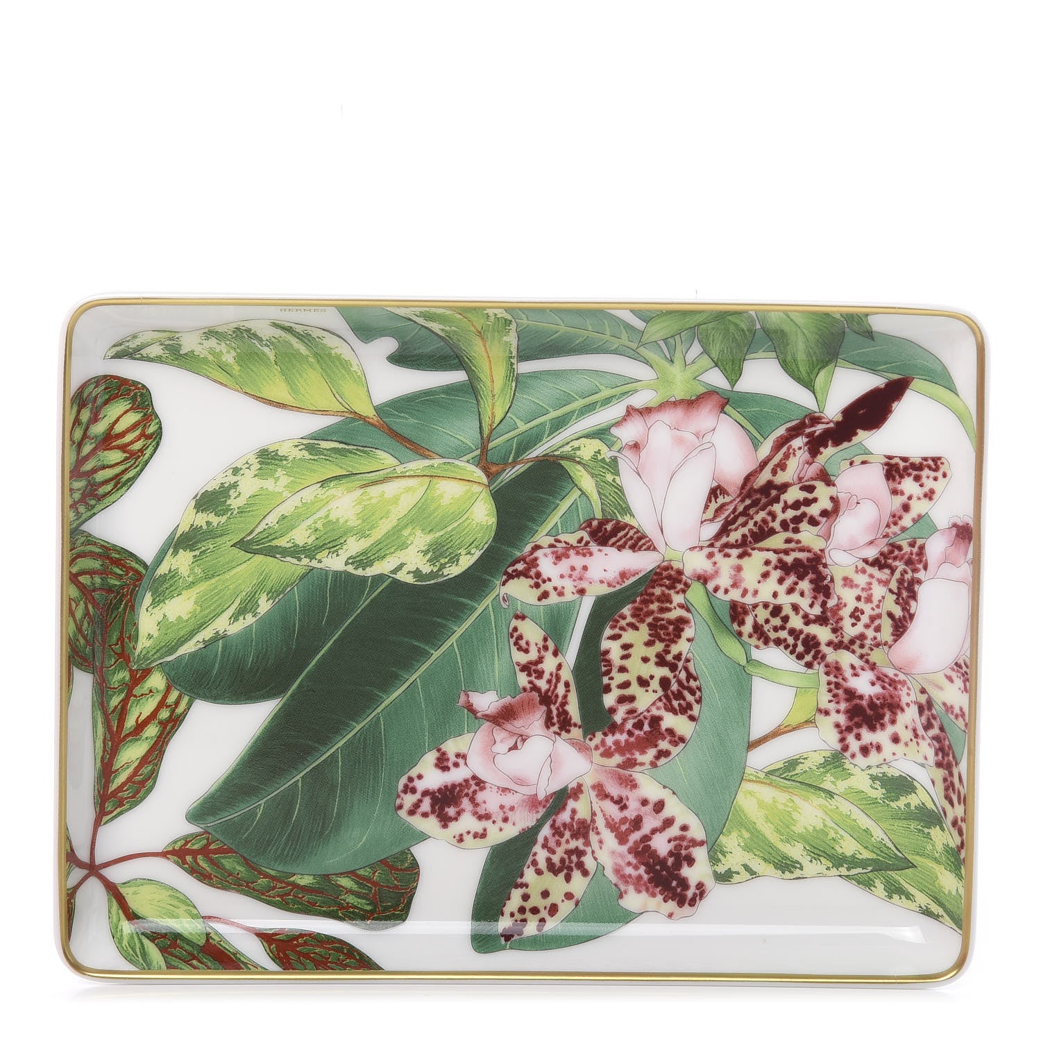 Hermes Porcelain Small Passifolia Tray N°1 1 of 7